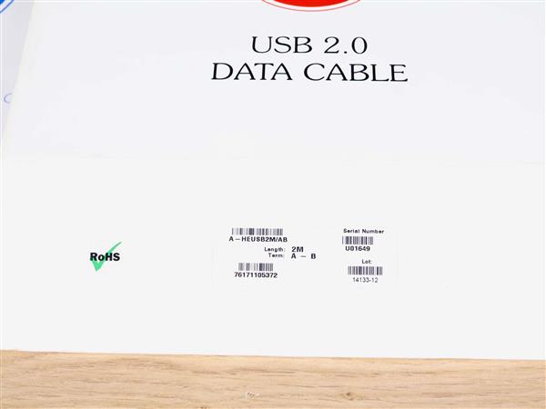 Grote foto nordost norse heimdall 2 digital audio usb cable type a to b 2 0 metre audio tv en foto onderdelen en accessoires
