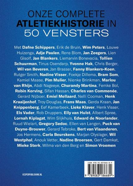 Grote foto de canon van de nederlandse atletiek boeken overige boeken