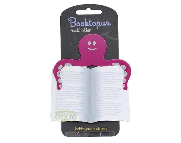 Grote foto booktopus bookholder pink boeken overige boeken
