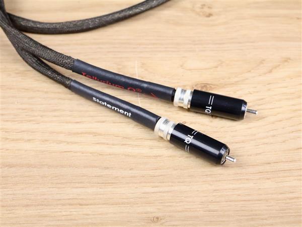 Grote foto tellurium q statement highend audio phono tonearm interconnect din rca 1 0 metre audio tv en foto onderdelen en accessoires