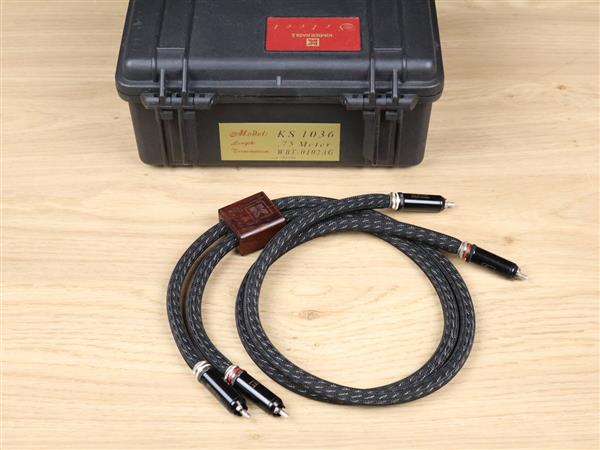 Grote foto kimber kable select ks 1036 highend silver audio interconnects rca 0 75 metre audio tv en foto onderdelen en accessoires