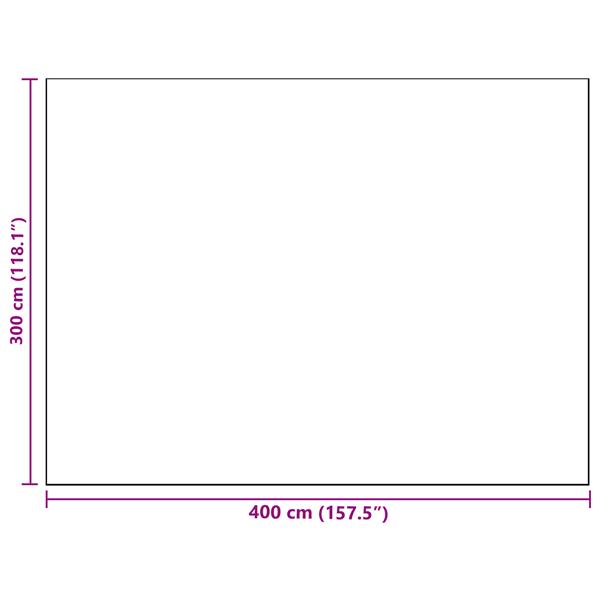 Grote foto vidaxl buitentapijt arakil grijs polypropeen 300 x 400 cm waterbestendig huis en inrichting vloerbedekking en kleden
