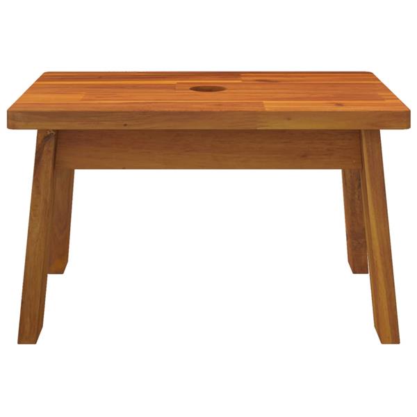 Grote foto vidaxl opstapkruk 38x26x22 cm massief acaciahout huis en inrichting stoelen