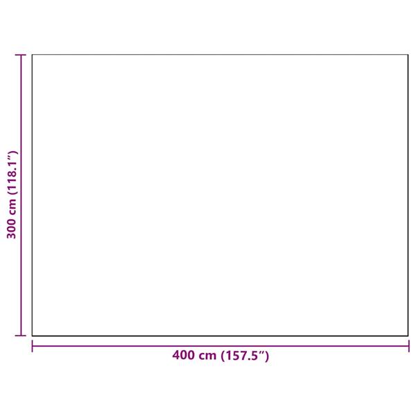 Grote foto vidaxl buiten tapijt arakil zwart 300 x 400 cm pp huis en inrichting vloerbedekking en kleden