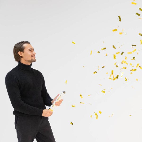 Grote foto confetti kanon gouden folie 28 cm verzamelen overige verzamelingen