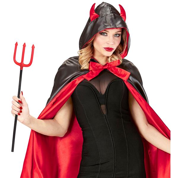 Grote foto halloween drietand rood 58cm verzamelen overige verzamelingen