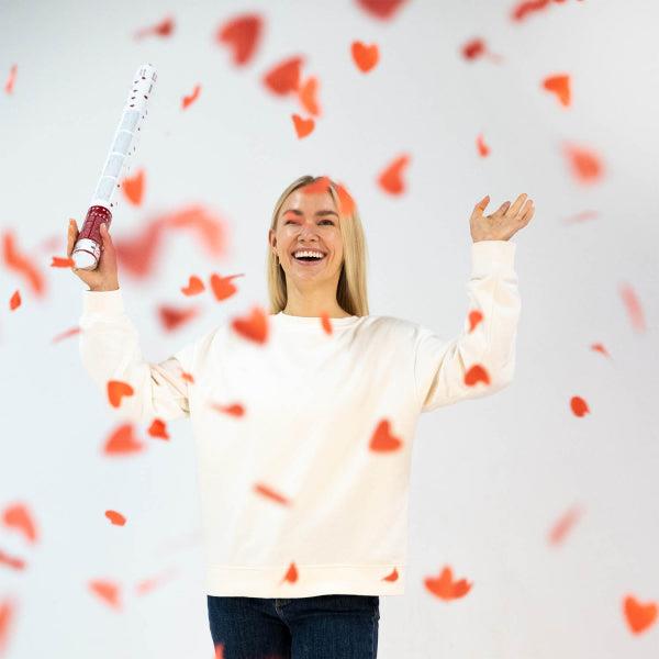 Grote foto confetti hart papier 60 cm verzamelen overige verzamelingen
