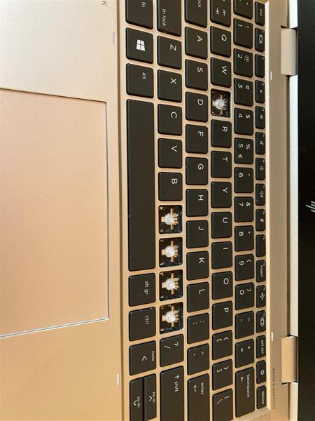Grote foto schade hp laptop elitebook x360 830 g7 i5 10310u 8gb 256gb nvme 13.3 inch geen garantie computers en software overige computers en software