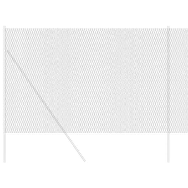 Grote foto vidaxl zeskantig hekwerk grijs 1.6 x 10 m staal tuin en terras hekken en schuttingen