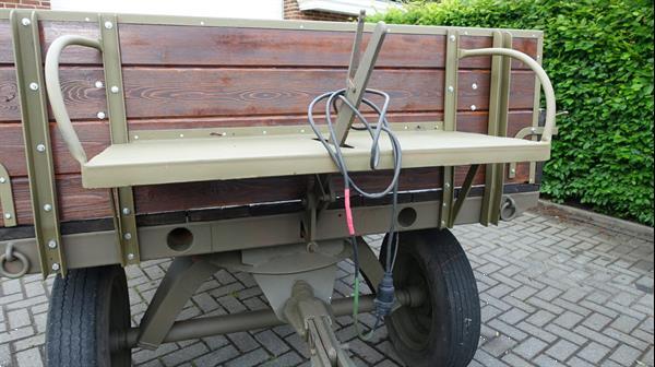 Grote foto antieke schamel aanhangwagen agrarisch aanhangwagens