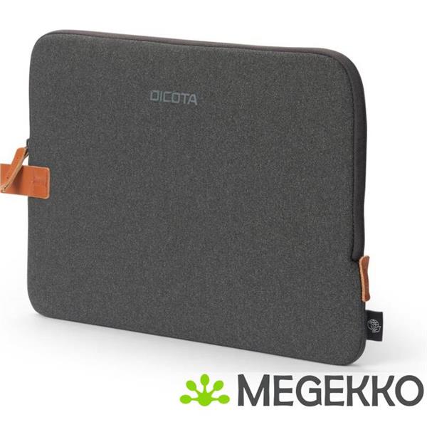 Grote foto dicota d31930 rpet laptoptas 35 6 cm 14 buidelzak antraciet computers en software overige computers en software