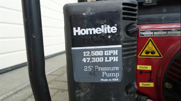 Grote foto homelite fp250v waterpomp met briggs en stratton motor agrarisch pompen