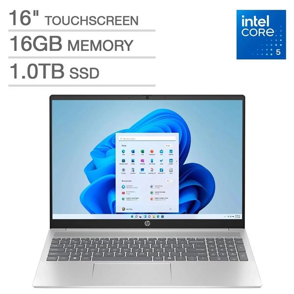 Grote foto hp pavilion 16 af0063 intel core ultra 5 120u 16gb 1tb ssd 16 wuxga 1920x1200 touchscreen computers en software overige computers en software