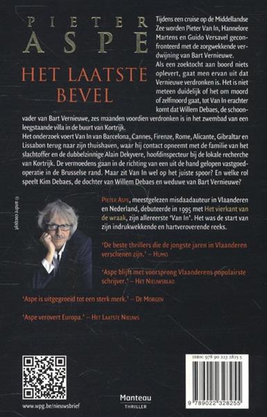 Grote foto het laatste bevel meesters in misdaad 32 boeken thrillers