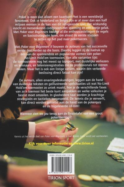 Grote foto tirion sport poker voor beginners tirion sport boeken hobby en vrije tijd