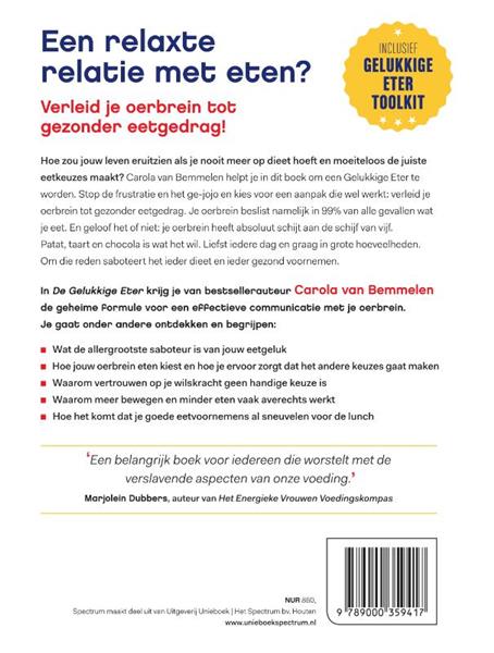 Grote foto de gelukkige eter boeken gezondheid en voeding