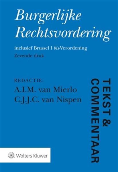Grote foto burgerlijke rechtsvordering tekst commentaar boeken wetenschap