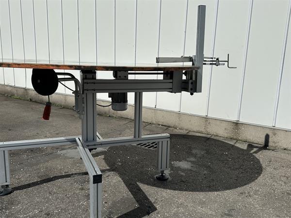 Grote foto viscon draaitafel met houten bovenkant 150 cm agrarisch tuinbouw