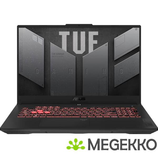 Grote foto asus tuf gaming f17 fa707nu hx135w 17.3 amd ryzen 5 rtx 4050 gaming laptop computers en software overige computers en software