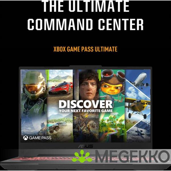 Grote foto asus tuf gaming f17 fa707nu hx135w 17.3 amd ryzen 5 rtx 4050 gaming laptop computers en software overige computers en software
