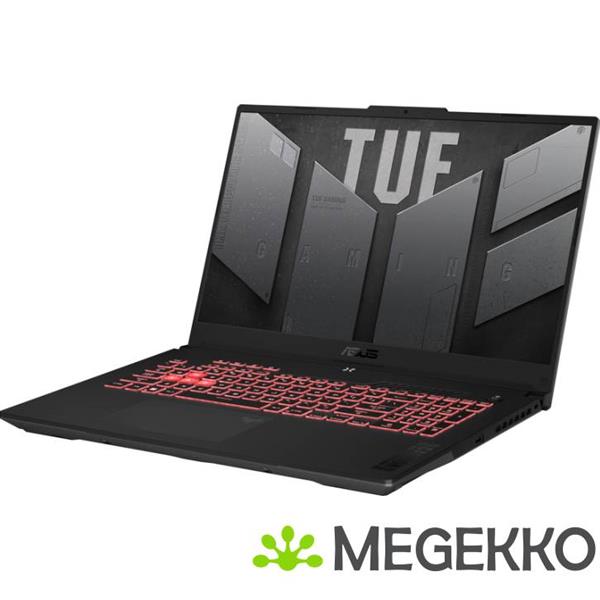 Grote foto asus tuf gaming f17 fa707nu hx135w 17.3 amd ryzen 5 rtx 4050 gaming laptop computers en software overige computers en software
