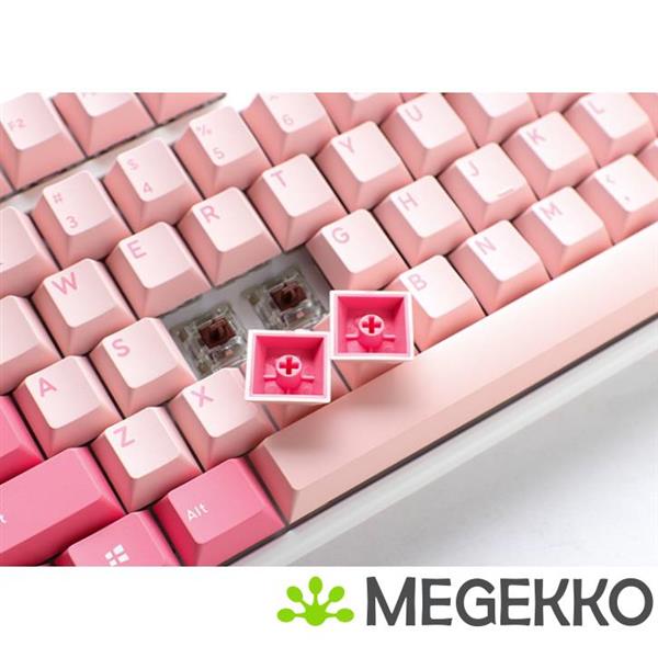 Grote foto ducky one 3 tkl gossamer pink mx ergo clear computers en software toetsenborden