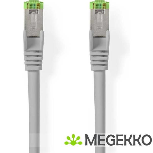 Grote foto nedis cat 8.1 netwerkkabel s ftp rj45 male male 15.0 m grijs computers en software netwerkkaarten routers en switches