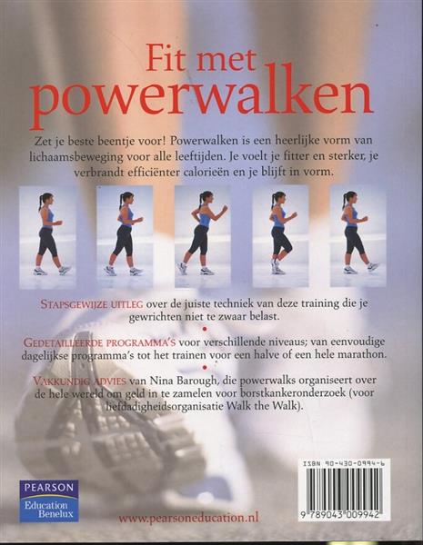 Grote foto fit met powerwalken boeken hobby en vrije tijd