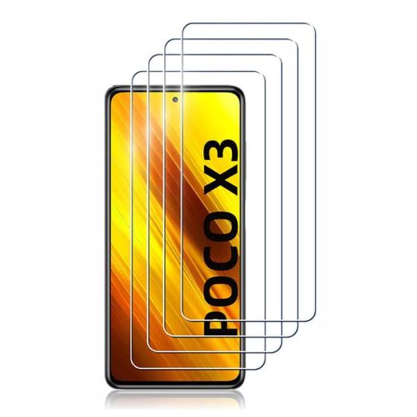Grote foto 4 pack xiaomi poco x3 nfc screen protector tempered glass telecommunicatie mobieltjes