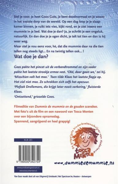 Grote foto dummie de mummie en de gouden scarabee dummie de mummie boeken jeugd 13 jaar en ouder