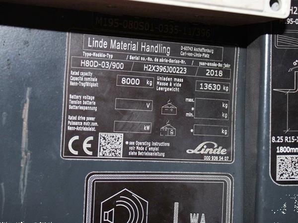 Grote foto linde h80d agrarisch heftrucks