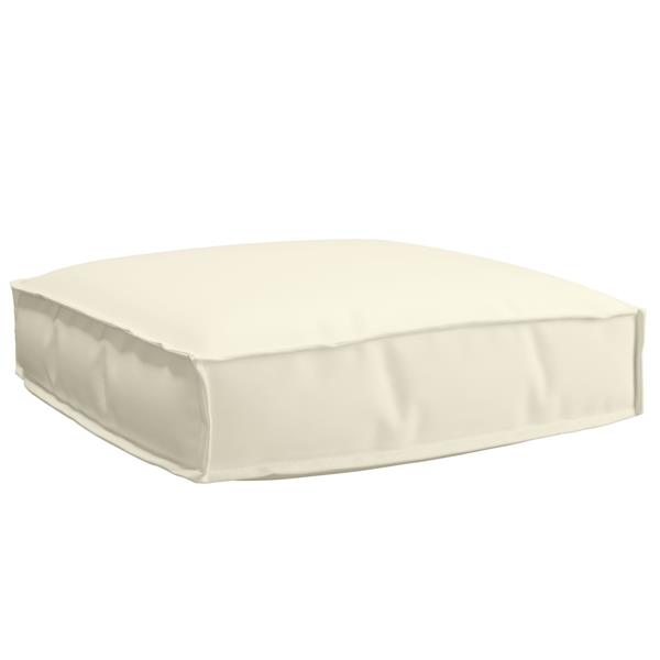 Grote foto vidaxl palletkussen cr me 60 x 60 x 12 cm oxford stof huis en inrichting woningdecoratie