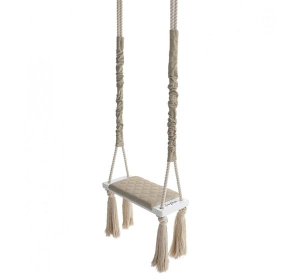 Grote foto junior schommel woodswing beige deur kozijn 2m kinderen en baby overige