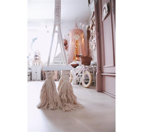 Grote foto junior schommel woodswing beige deur kozijn 2m kinderen en baby overige