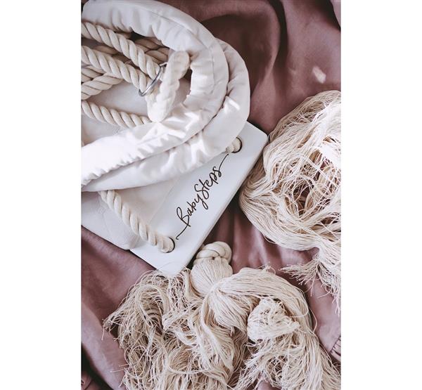 Grote foto junior schommel woodswing beige deur kozijn 2m kinderen en baby overige