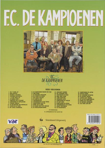 Grote foto kampioenen op verplaatsing f.c. de kampioenen 8 boeken stripboeken