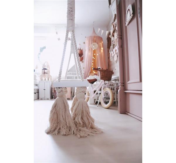 Grote foto junior schommel woodswing beige deur kozijn 2m kinderen en baby overige
