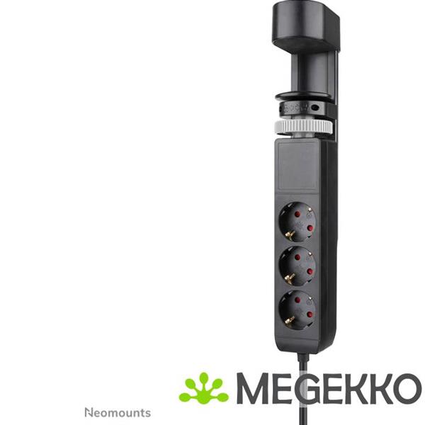 Grote foto neomounts ds22 840bl6 bureaucontactdoos met klem computers en software overige
