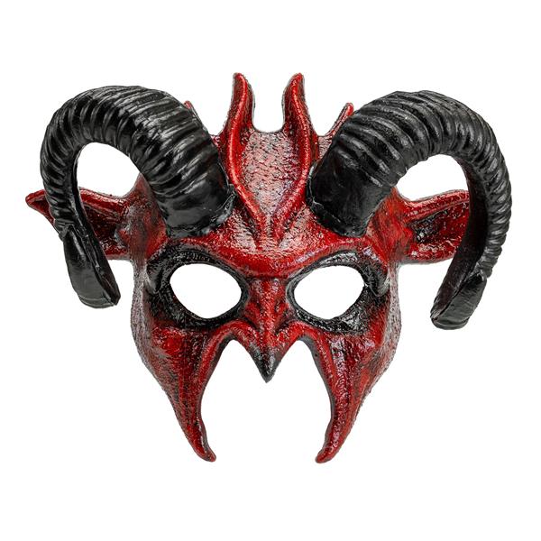 Grote foto halloween masker zwart duivel verzamelen overige verzamelingen