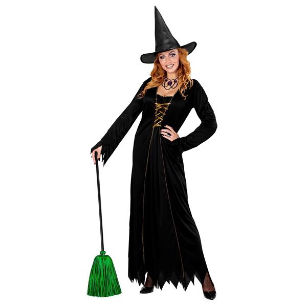 Grote foto halloween heksenbezem groen 92cm verzamelen overige verzamelingen