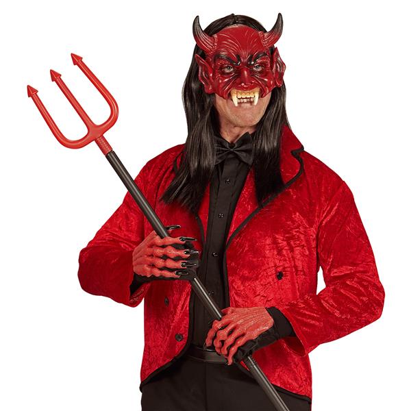 Grote foto rood masker duivel verzamelen overige verzamelingen