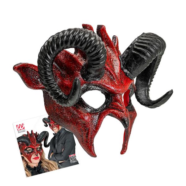 Grote foto halloween masker zwart duivel verzamelen overige verzamelingen