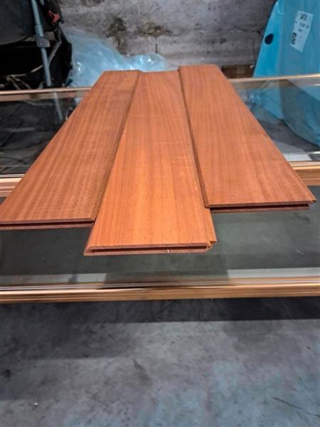 Grote foto ayous thermowood gevelbekleding 15mmx130mm 43 doe het zelf en verbouw hout en planken