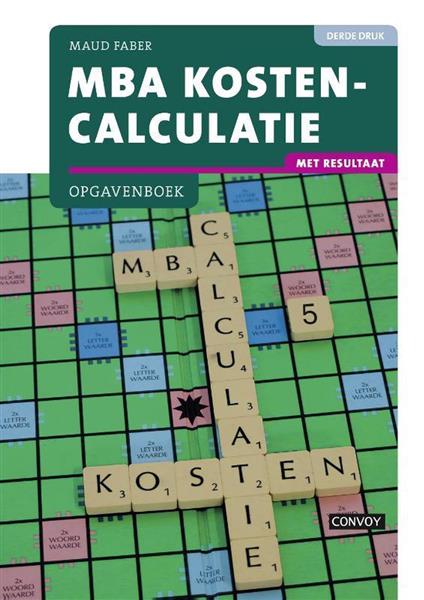 Grote foto mba kostencalculatie opgavenboek boeken overige boeken