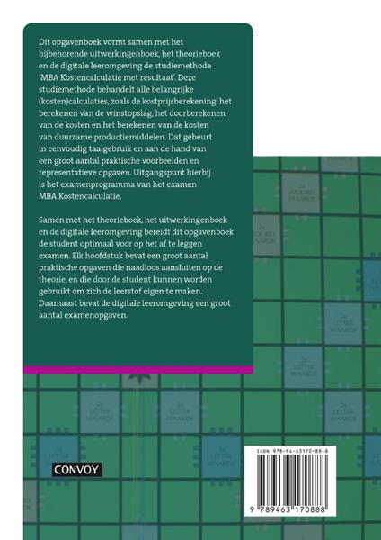 Grote foto mba kostencalculatie opgavenboek boeken overige boeken
