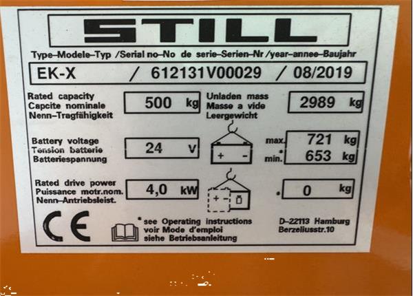 Grote foto ek x 24 demo triplex ffl new battery doe het zelf en verbouw hefwerktuigen