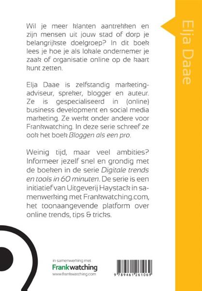 Grote foto zet je zaak op de kaart in 60 minuten digitale trends en tools in 60 minuten 12 boeken overige boeken