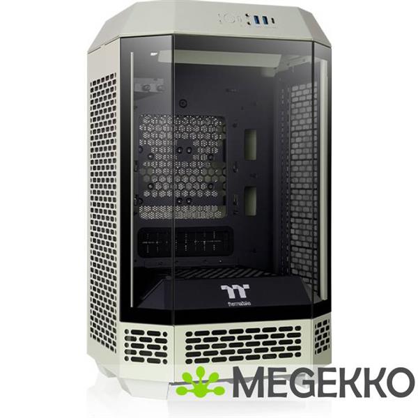 Grote foto thermaltake the tower 250 matcha green mini tower groen computers en software behuizingen en kasten
