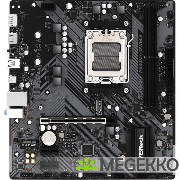 Grote foto asrock a620m hdv m.2 computers en software moederborden