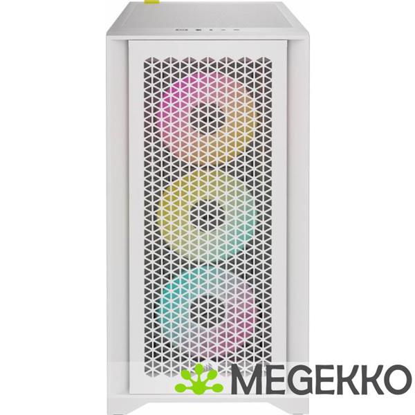 Grote foto corsair 4000d rgb airflow white computers en software behuizingen en kasten